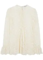 Rabanne Floral Lace top - Ivory - 16 16