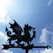 Welsh Dragon Metal Weathervane, Weather Vane, home roof decor