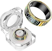 Smart Ring with Display Smart Ring Men Women TIK Tok Scrolling Ring Fitness Ring Tracker Sleep Heart Rate Monitor Pedometer Android iOS Fitness Ring Smart Ring Black Gold Silver Activity Tracker