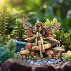 Artificial Fairy Mini Figurine Acrylic Garden Stake Home