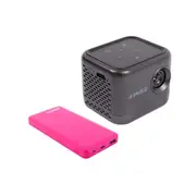 Kings Portable Rechargeable Mini Projector HDMI+ Pink Lithium Powerbank
