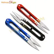 3 Pcs Sewing Craft Scissor Snips Beading Thread Cutter Nippers (Blue-Black-Red)