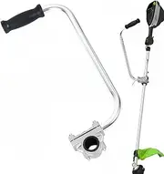 Lawn Mower Auxiliary Handle, Lawn Trimmer Handle, String Trimmer Handle Extension, Ergonomic Edger Attachment, Stainless Steel Trimmer Handle for Enhanced Lawn Care and Comfort