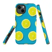 For Apple iPhone 13 Case, Armour Back Cover, Lemon Slices