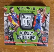 2017-18 Panini Totally Certified Factory Sealed Hobby Box