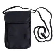 Multi Compartment Neck Wallet for Safe Travel Blocking Nylon Phone Bag