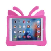 Butterfly Soft Silicone Tablet Case 9.7 inch For New iPad 5 2017/iPad 6 2018/iPad Pro 9.7-Rose