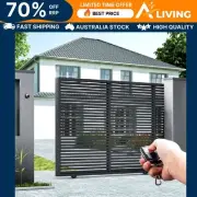 Automatic Sliding Gate Opener Kit Keypad 6M 1200KG Remote Control Security 2-RX3