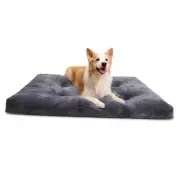 Dog Crate Bed Washable Dog Beds for Large Dogs 35.0"L x 23.0"W x 3.0"Th Grey