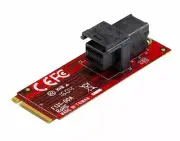 StarTech M2E4SFF8643 U.2 to M.2 PCI-e 3.0 Adapter Card for 2.5 inch NVMe SSD