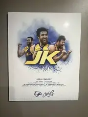 Josh Kennedy 3mm aluminium composite panel frame poster wall hanging