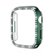 Nevenka Shiny Apple Watch Case Single Row Diamond for iWatch 8 7-Green