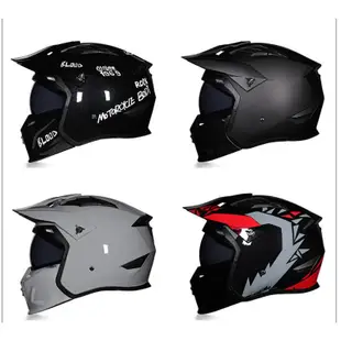 限時買就送茶鏡2023新品ORZ組合可拆式下巴，新品上市非Scorpion Dot造型安全帽黑蠍子安全帽黑武士組合式頭盔