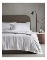 [Sheridan] Newmark Tailored Quilt Cover Set in White