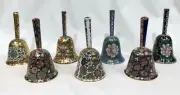 VINTAGE CHINESE CLOISONNE HAND BELL
