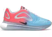 Women's Nike Air Max 720 Lava Glow Pink Sea Blue Fury AR9293-600 sz 6.5 Retro