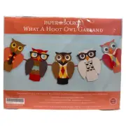 Paper Source Kit: What a Hoot Owl Garland NIP