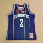 Larry Johnson Charlotte Hornets Mens Mitchell & Ness Swingman Jersey Multiple Sz