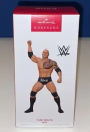 2023 Hallmark Keepsake Christmas Ornament WWE THE ROCK Dwayne Johnson New MIB