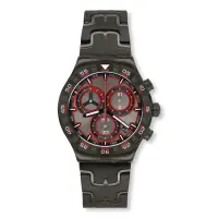 在飛比找Yahoo奇摩購物中心優惠-Swatch Irony 金屬Chrono系列手錶 CRAZ
