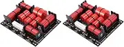 Mellisso 2X 400W 3 Way Crossover Divider HiFi Tweeter Woofer Speaker Crossover 1250H/5000HZ with High-Pitched Protection