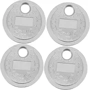 Gatuida 4pcs Spark Plug Measurement Multi -function Scraper Multi -function Cars Pipe Protector Multi -functional Tools Device Spark Plug Portable Spark Plug Carbon Steel Silver
