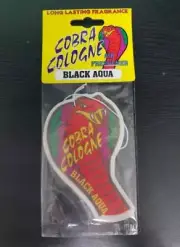 Cobra Cologne Air Freshener - Black Aqua (For Cars, Boats, Trucks & Homes)