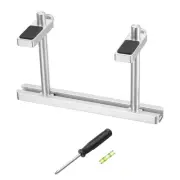 GPU Support Bracket, Fan Mount Graphics Card Stand Dual 10-80mm Aluminum Silver