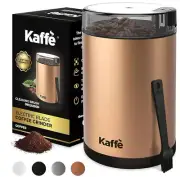 Electric Stainless Steel Blade Coffee Grinder by Kaffe | COPPER