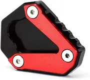Compatible with S1000RR R M1000 2021 2022 Motorcycle Foot Kickstand Side Stand Enlarge Extension Plate(NO Logo Red)
