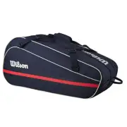 Wilson Team 6 Racquet Squash Tennis Bag - Navy