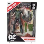 DC Multiverse 7" GREEN ARROW Page Punchers Action Figure w/ Injustice 2 Comics