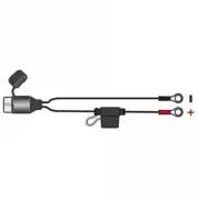 Oxford Maximiser/Oximiser Motorcycle Battery Charger Fused Ring Leads (OF703B)