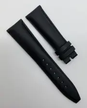 Authentic New Tag Heuer Monaco 22mm x 18mm Black Leather Watch Strap BC0787 OEM