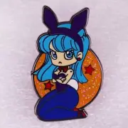 Dragon Ball Enamel Pin - Bunny Bulma Chibi - Free AU Post - AU Stock