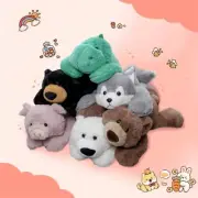 Weighted Stuffed Animals 16in Plush Bear Husky Dino Pig Soft Toy Home Decor