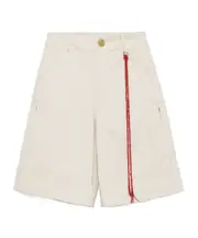 DARKPARK Nick Chain Adorned Tailored Cuff Shorts 44 Pink