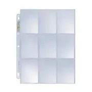 Ultra Pro 9-Pocket Portfolio 9-Pocket Platinum Pages (100) SW (New)