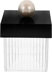 ETHZZLE Ganizer for Cotton Swabs Pads Acrylic Small Box Makeup Box Easy to Move Compact Stylish