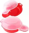 2PCS Easy Eggwich Microwave Egg Cooker Poacher Saves Time Eggs Made Easy Cook...