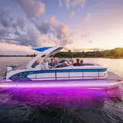16ft UV LED Light Bar black Light Night Fishing UV Boat 12v DC Black