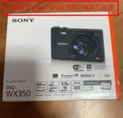 SONY Cyber Shot DSC WX350 B Digital Camera Optical Zoom 20x Black