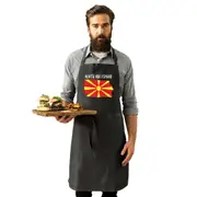 North Macedonia Country Flag Nationality - Kitchen Apron