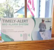 ArixMed Early Timely Alert Bed Alarm System Wireless Bed Sensor Pad & Monitor