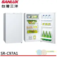 在飛比找元元生活家電優惠-SANLUX 台灣三洋 97L 一級能效單門冰箱 SR-C9