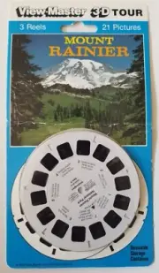 1999 View-Master 3-D Tour MOUNT RAINER (3 Reels' 21 Pictures)