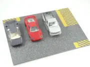 Scale 1:43 Parking base Display for die-cast cars Double side print PVC