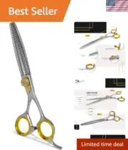 Professional Cat and Dog Grooming Scissors heavy-duty Pet Thinning Scissors f...