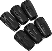 SAFIGLE 6pcs Trekking Pole Tips Durable Shock Absorbing Replacement Ends for Hiking Poles Walking Sticks Canes Extend Lifespan Enhance Stability Fits