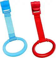 SWOOMEY Baby Walking Toys 2pcs Toddler Stand Ring Handle Learning Ring for Infants